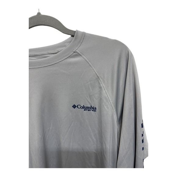 Columbia PFG Omni Shield Long Sleeve Gray Men's Shirt Size Medium South Carolina - Picture 2 of 6